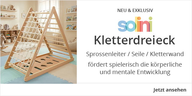  solini - Kletterdreieck dreiseitig natur