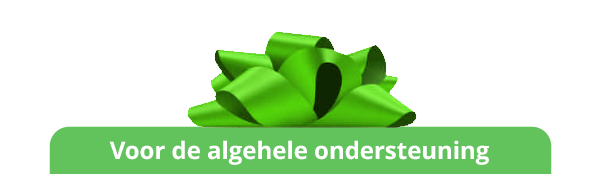 Voor de algehele ondersteuning