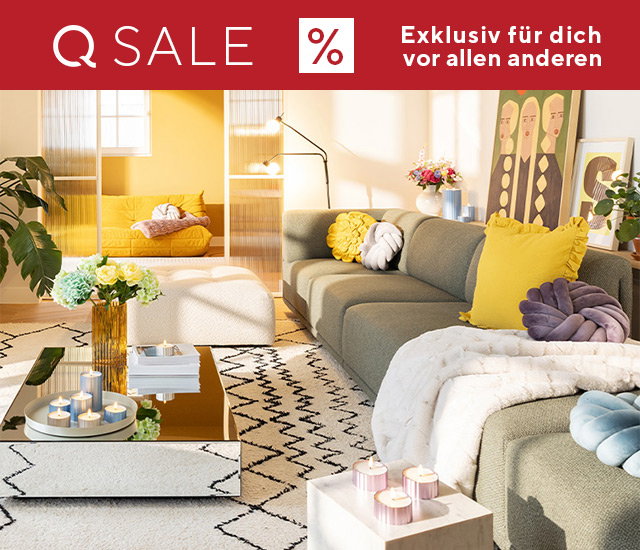 Heimtextilien und Wohnideen im Sale