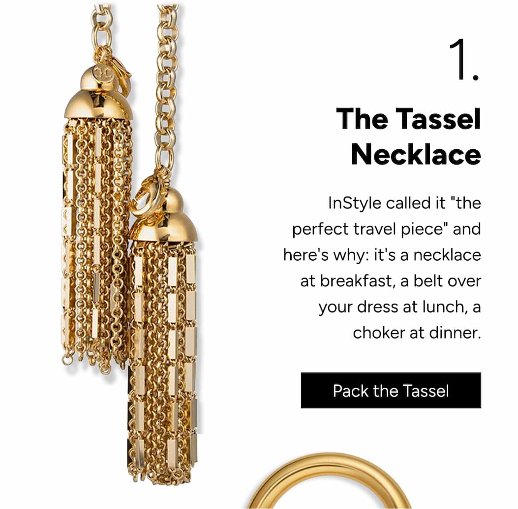 The Tassel Necklace: The perfect travel piece