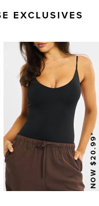 Black Bodysuit Singlet V-neck Supersoft