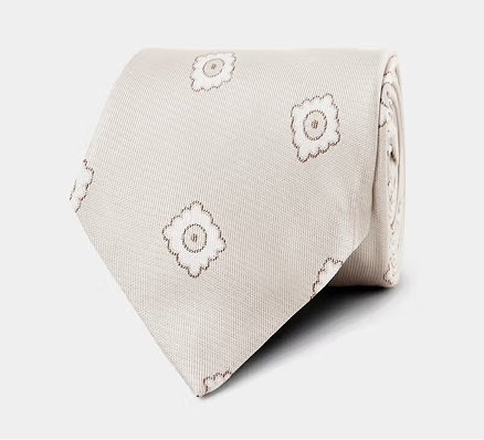 Ivory Medallion 1913 Tie