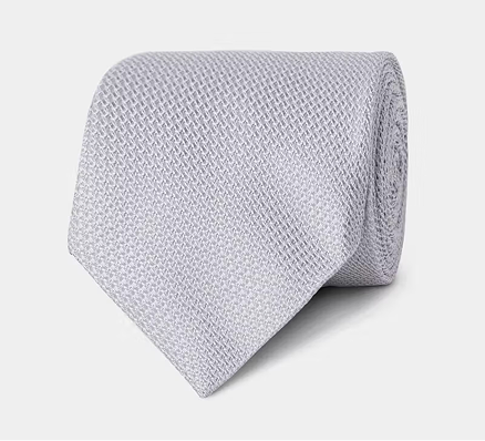 Silver Grenadine 1913 Tie