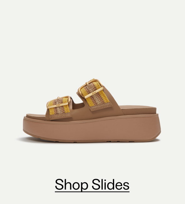GEN-FF Max Buckle Stripe-Webbing Two-Bar Slides