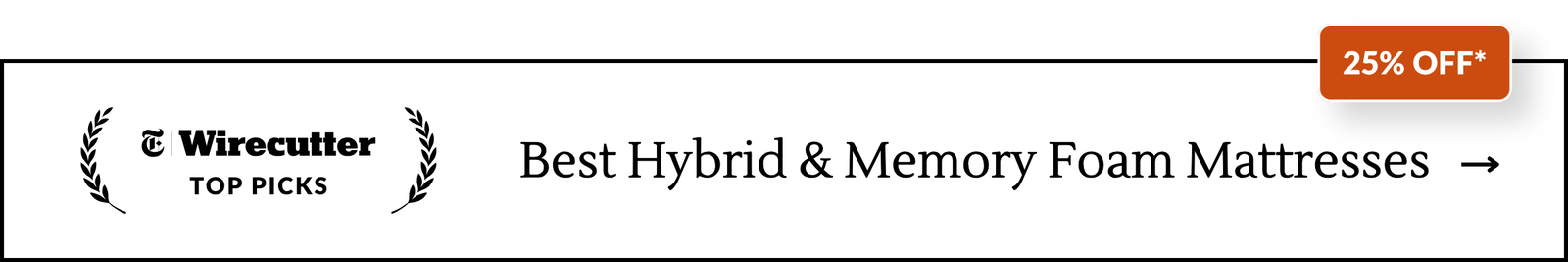 Wirecutter's Best Hybrid & Memory Foam Mattresses