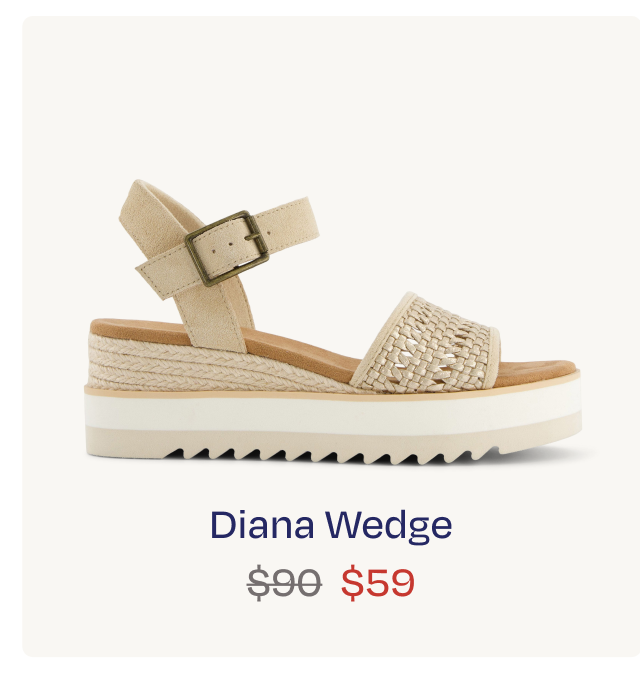 Diana Wedge Sandal
