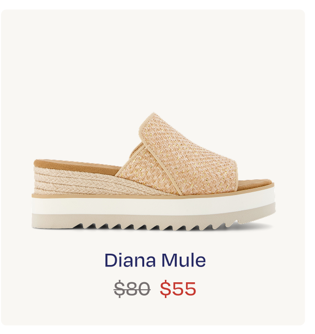 Diana Mule Wedge Sandal