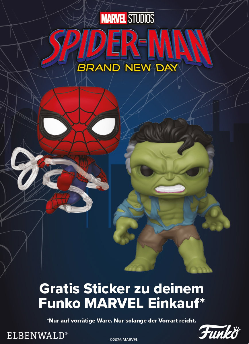 Gratis Sticker zu deinem Funko Marvel Einkauf