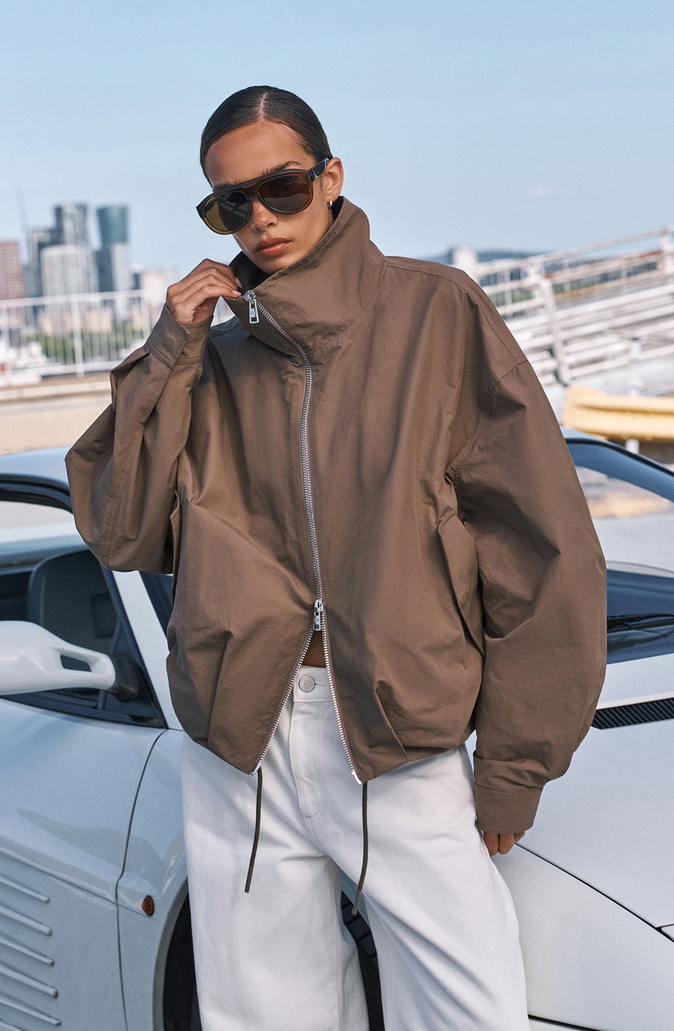 TECHNICAL FUNNEL NECK JACKET