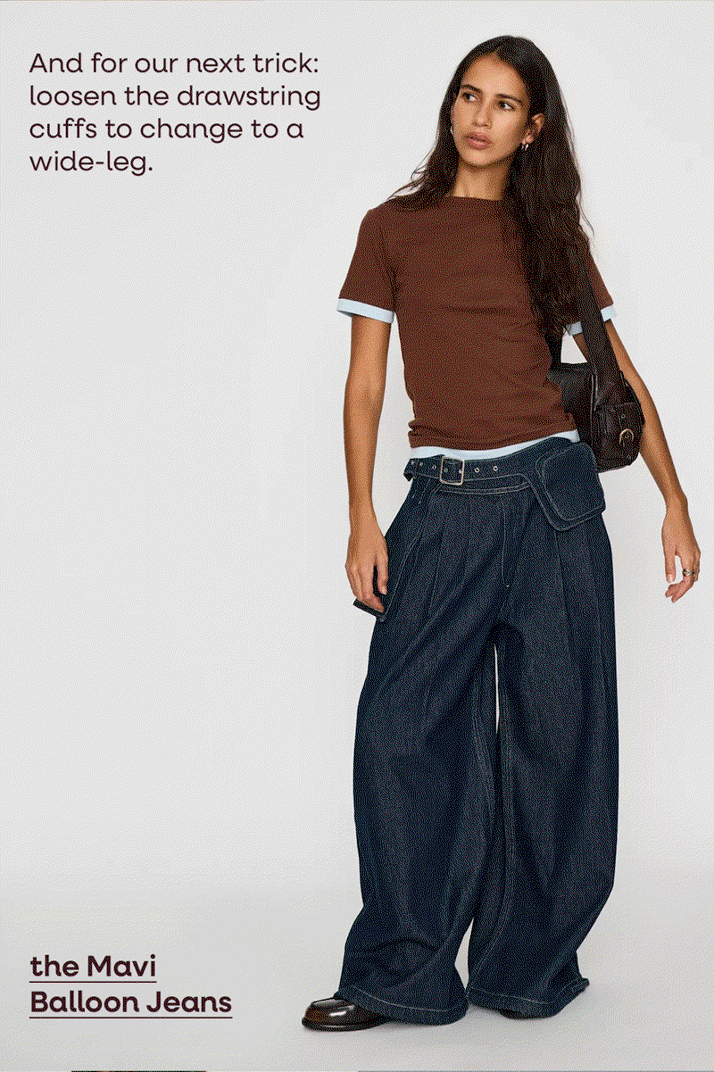 the Mavi Balloon Jeans > 