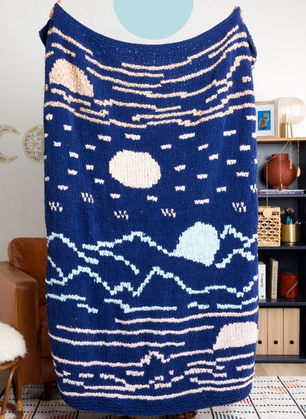 Free Sunkissed Knit Blanket Pattern