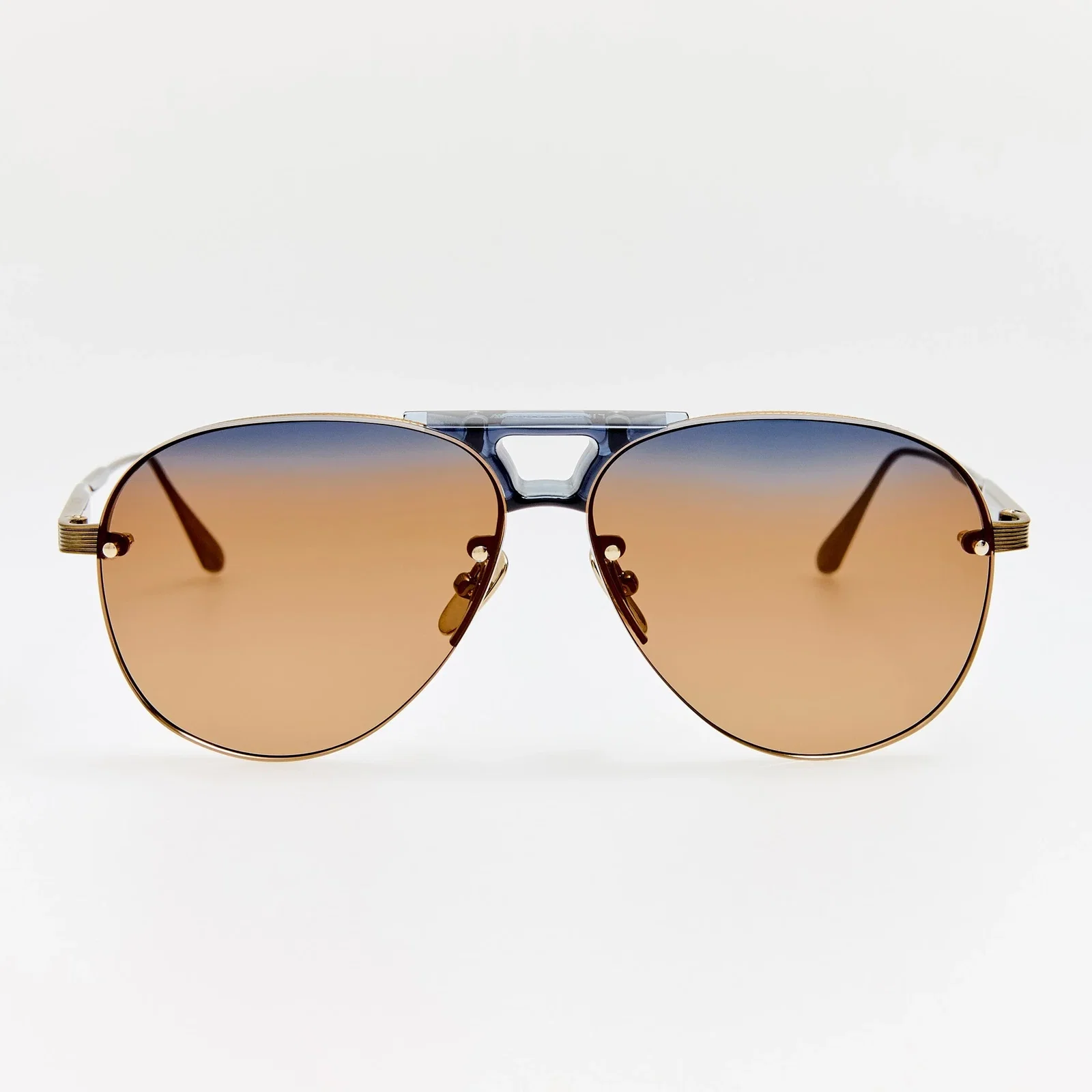 Image of Taya Sunglasses in 22K Gold and Silt
