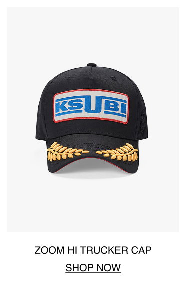 ZOOM HI TRUCKER CAP BLACK