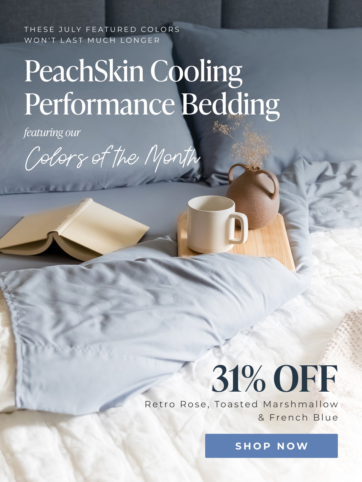 Shop Now 31% OFF Retro Rose, Toasted Marshmallow & French Blue