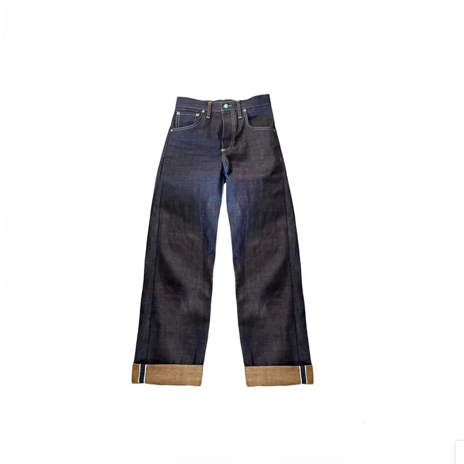 Pre Order ETA 5 Weeks  - Buckle Back 15.5 oz Indigo/Kakishibu Denim, El Ranchero Jeans. Same denim and fit as the one we made last year.