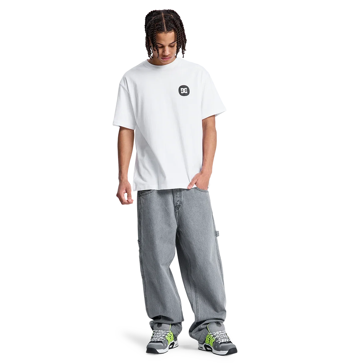 Image of Men's Baggy Denim Carpenter Pants