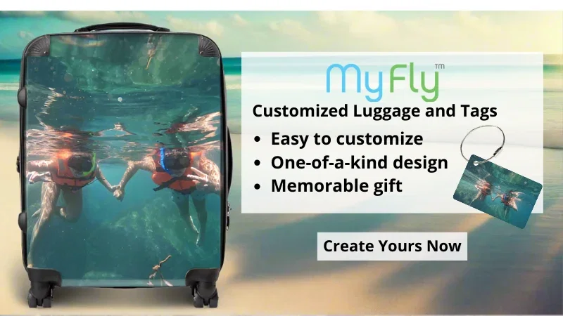 MyFly Personalized Luggage and Tags - Upload your photo for a unique gift