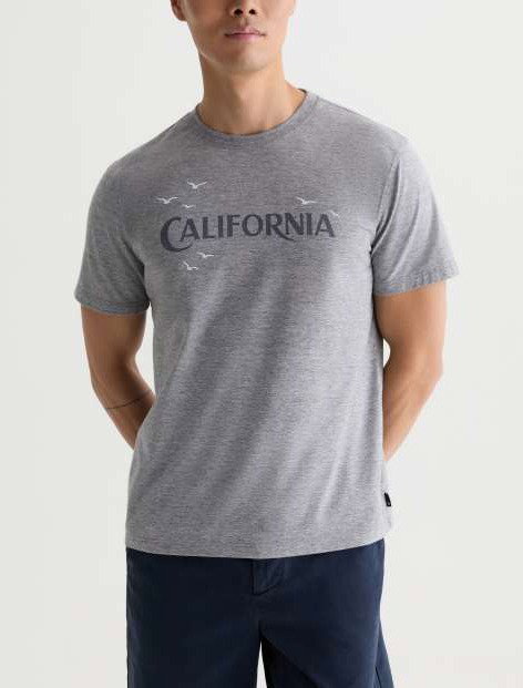Bryce Crew in Pacific Haze Heather Grey