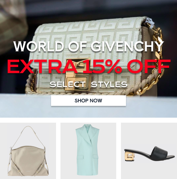 Extra 15% Off Givenchy