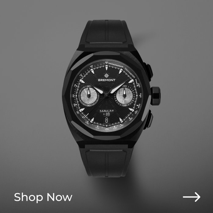 Supernova 41mm Chronograph Hawking Edition Rubber Strap