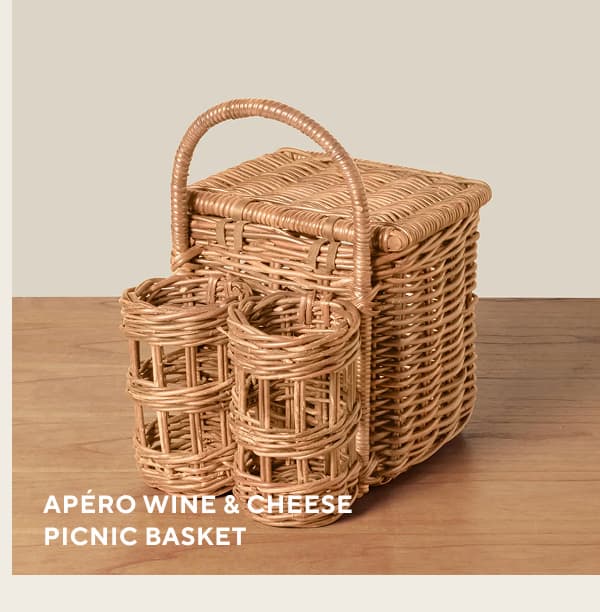 Apero Wine & Cheese Picnic Basket