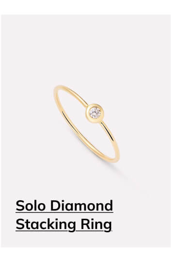 Solo Diamond Stacking Ring