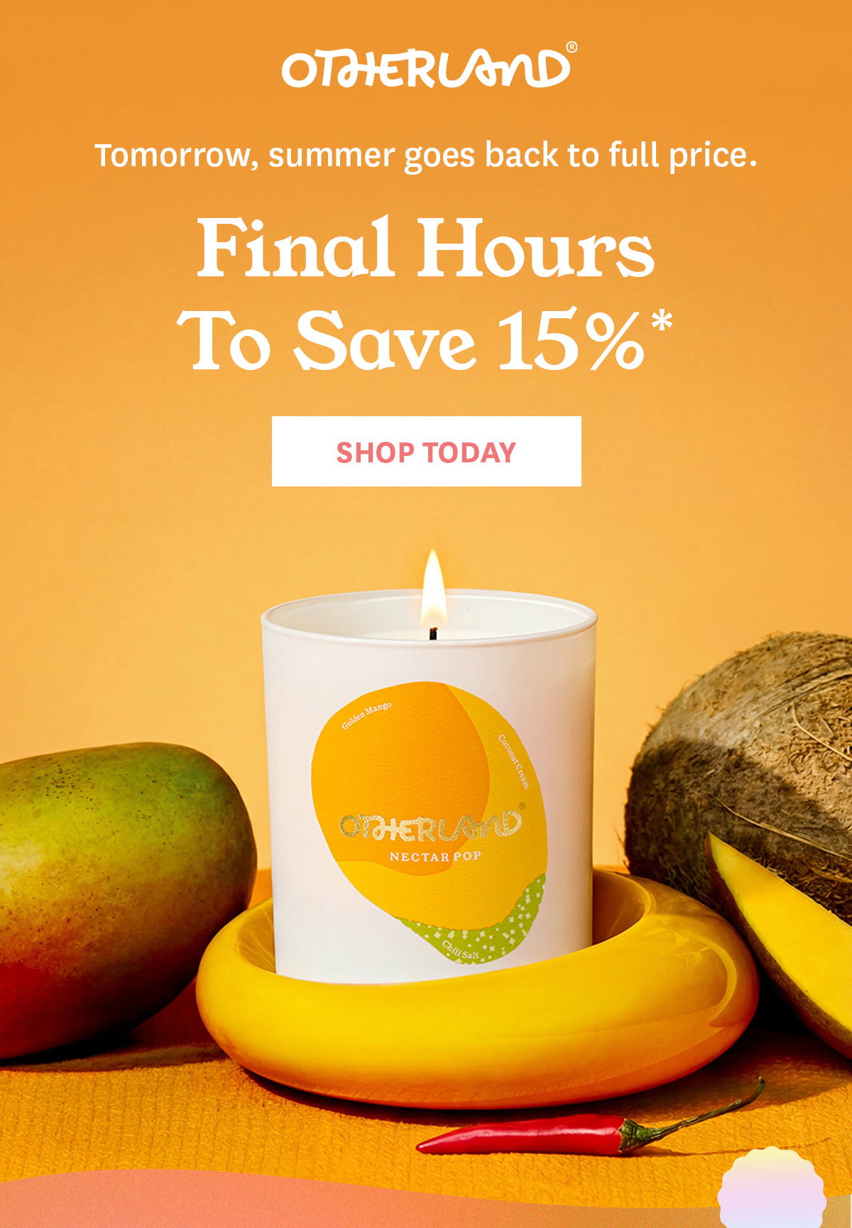 Ends Tonight: 15% Off Summer Scents. 