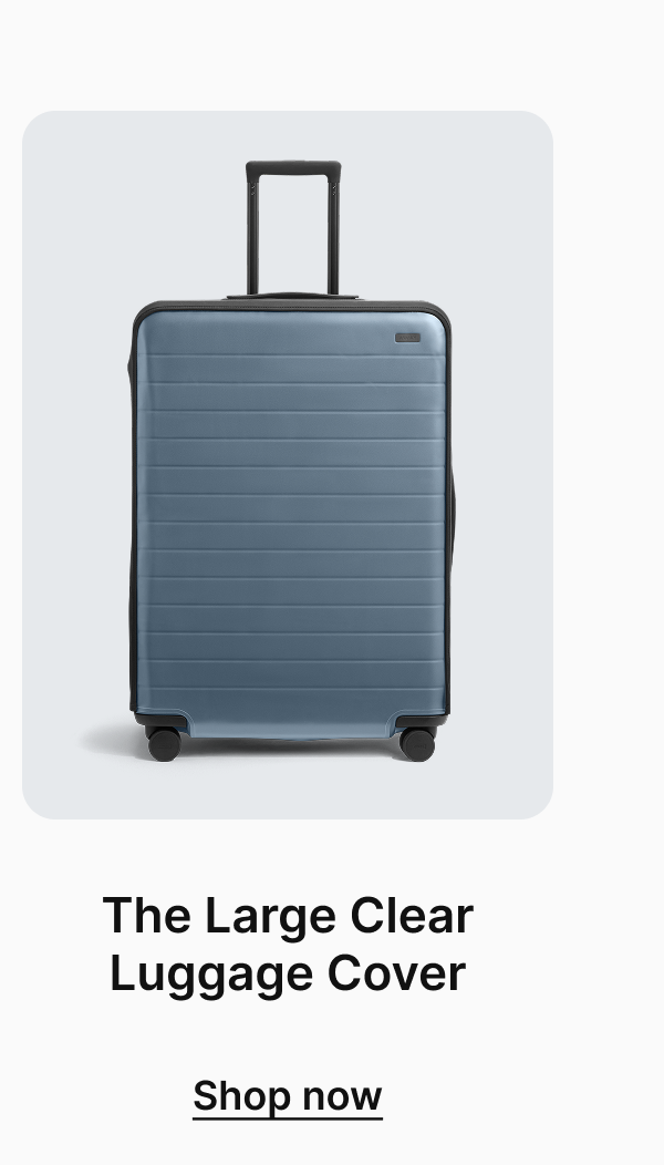 The Large Clear Luggage Cover