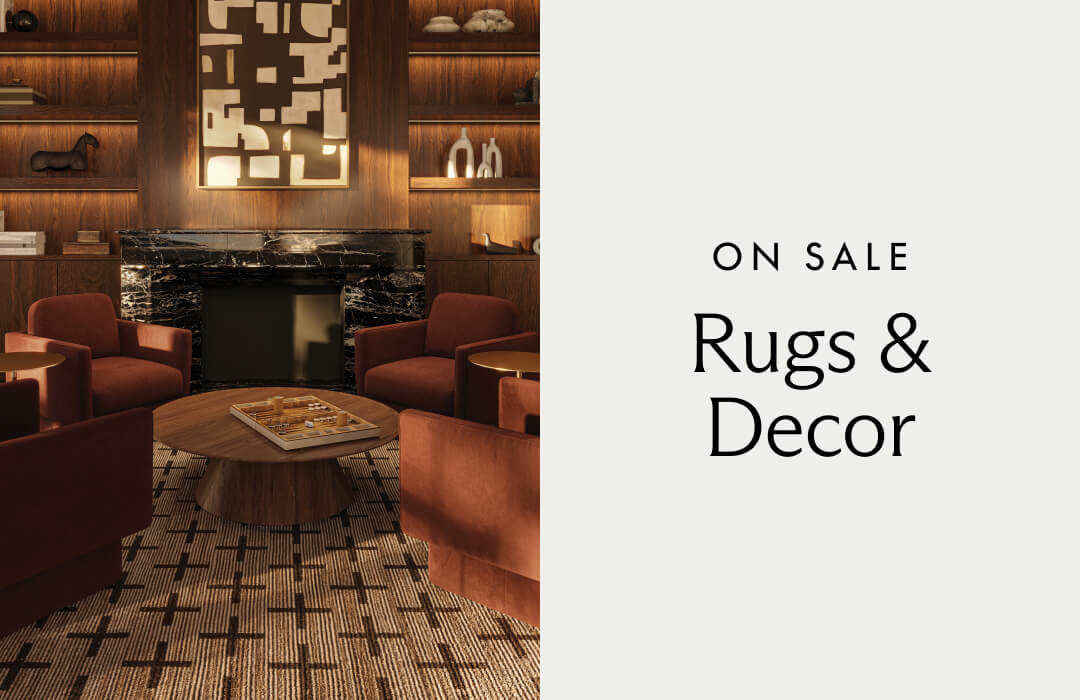 On Sale. Rugs & Decor.