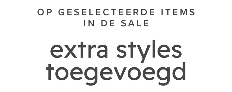 Ontdek de sale