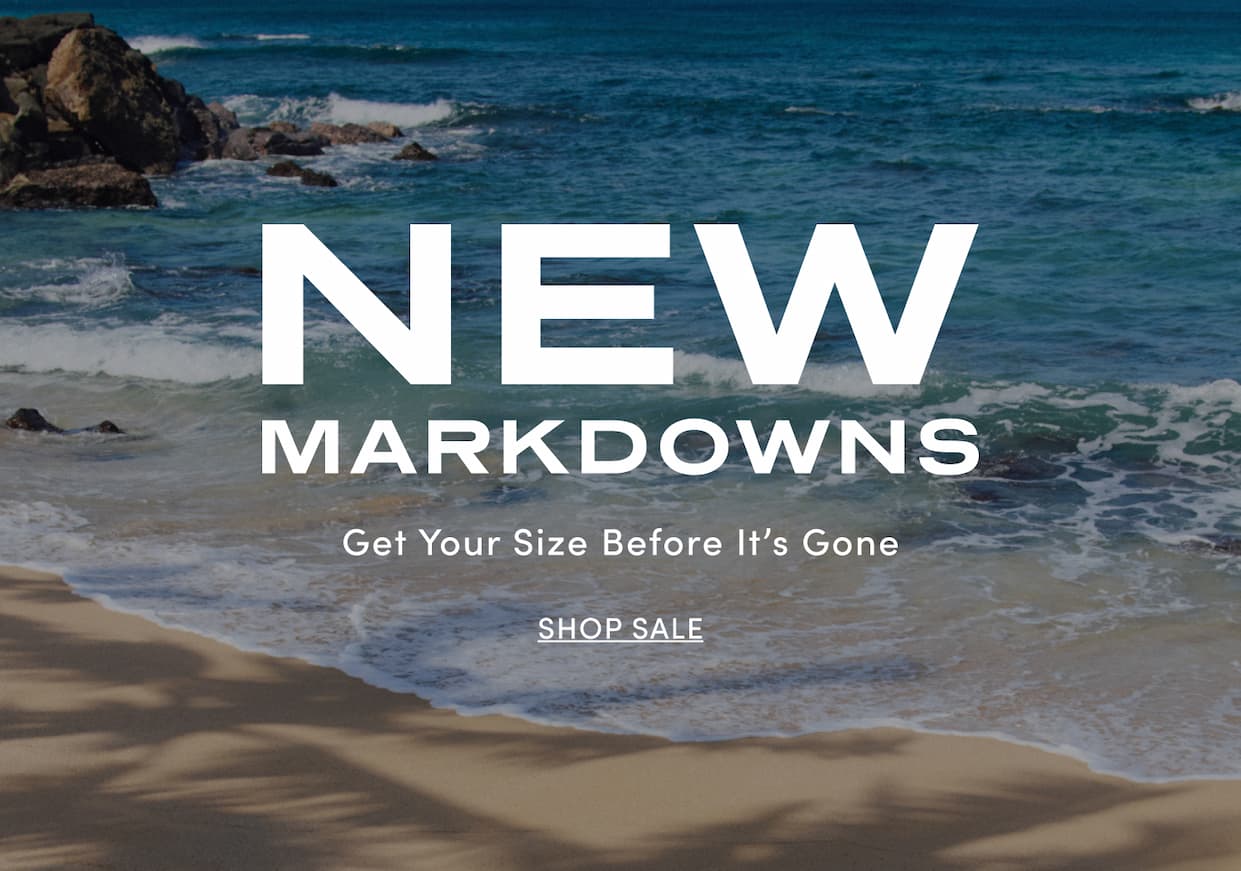 New Markdowns - Get Your Size Before It's Gone - Shop Sale