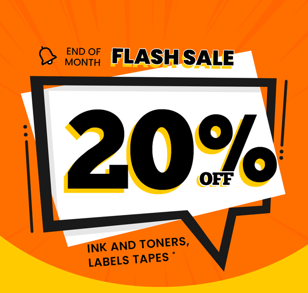 20% Off ink and toners