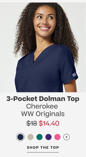 Shop the Cherokee 3-Pocket Dolman Top