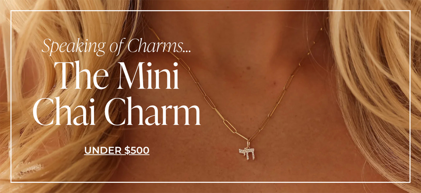 Speaking of Charms... The Mini Chai Charm. | UNDER $500