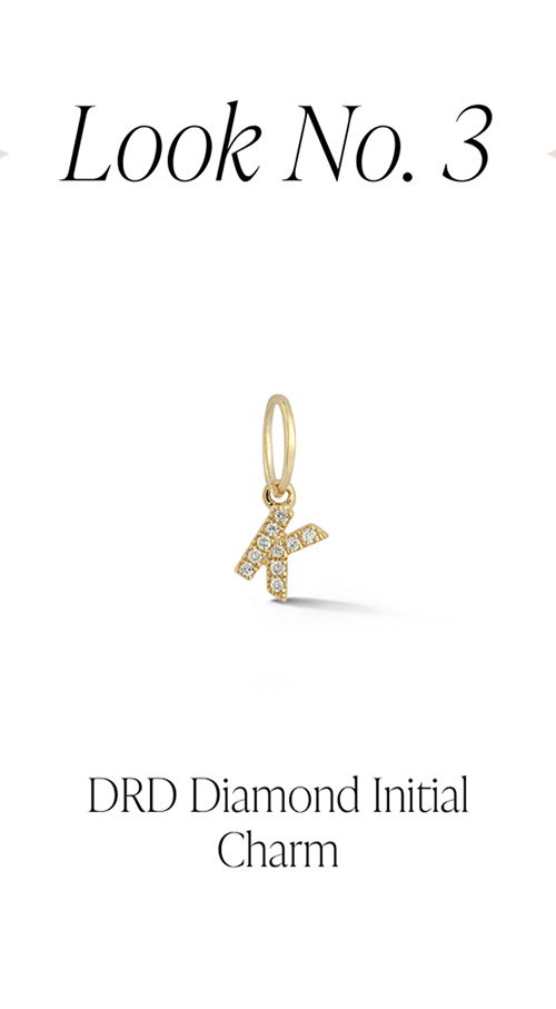 DRD Diamond Initial Charm
