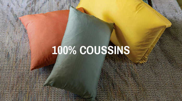 100% coussins