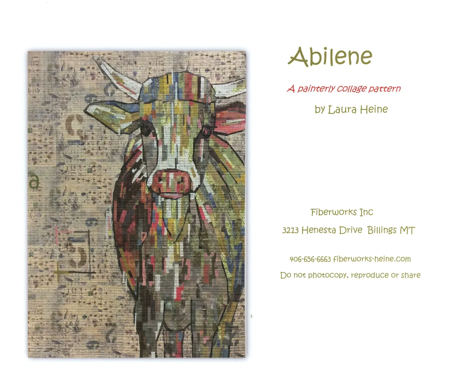 Image of Abilene Collage Quilt Pattern by Laura Heine