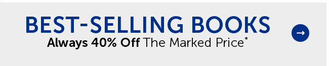Best-Selling Books - Always 40% Off The Marked Price