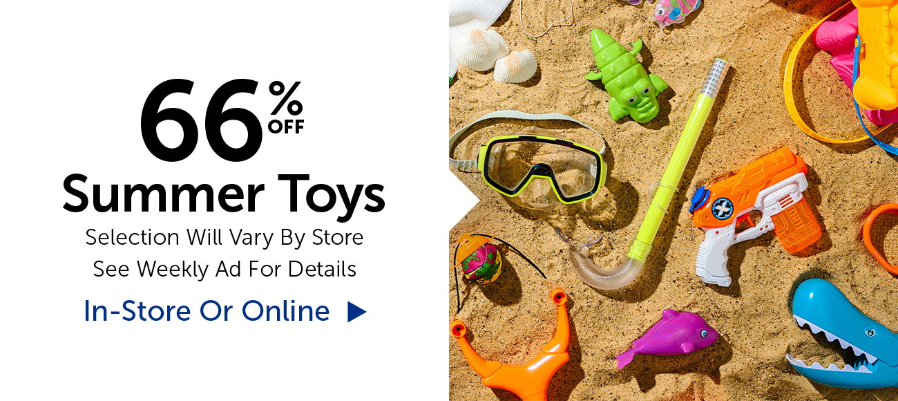 66% Off Summer Toys - Selection Will Vary By Store