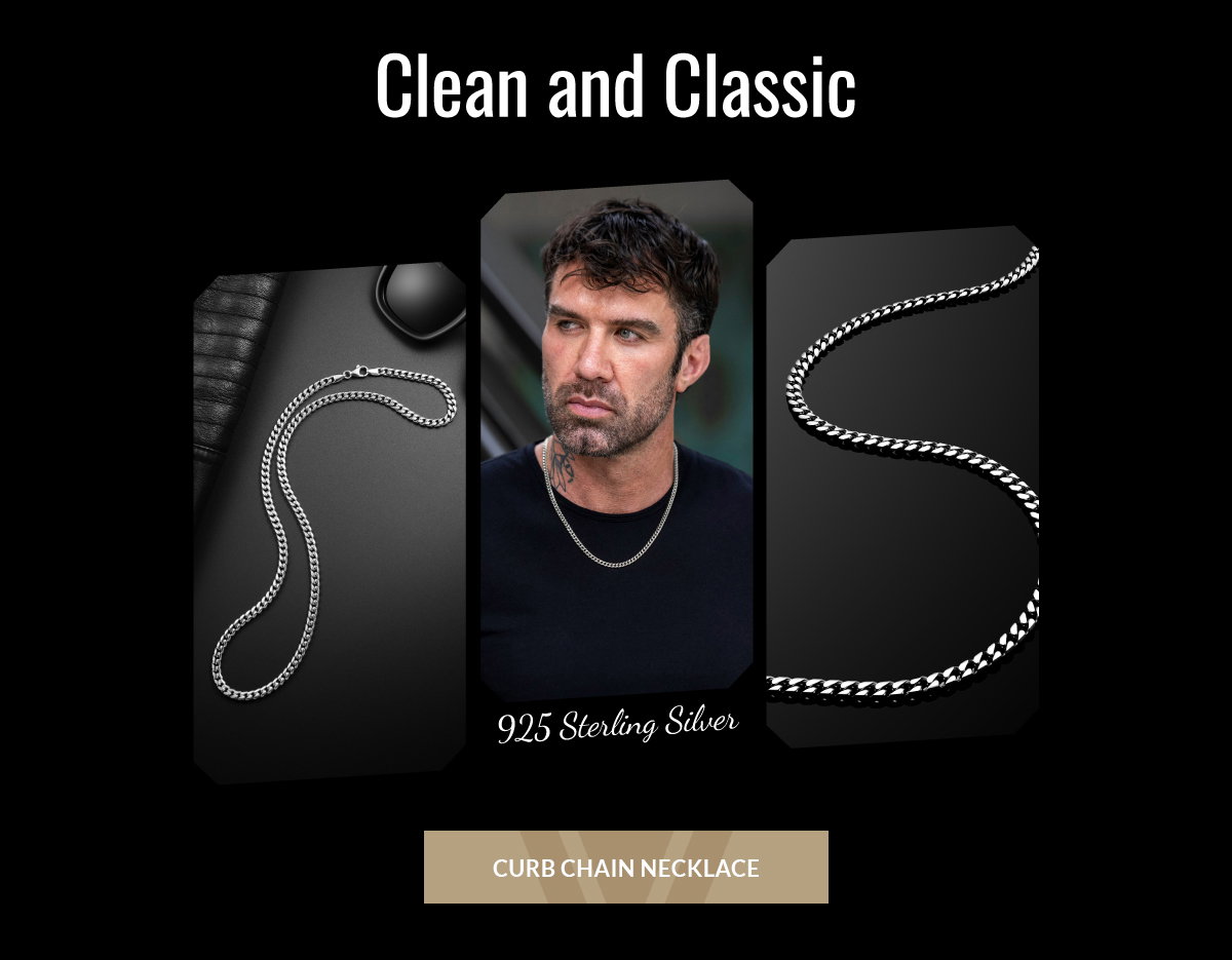 Clean and Classic CURB CHAIN NECKLACE