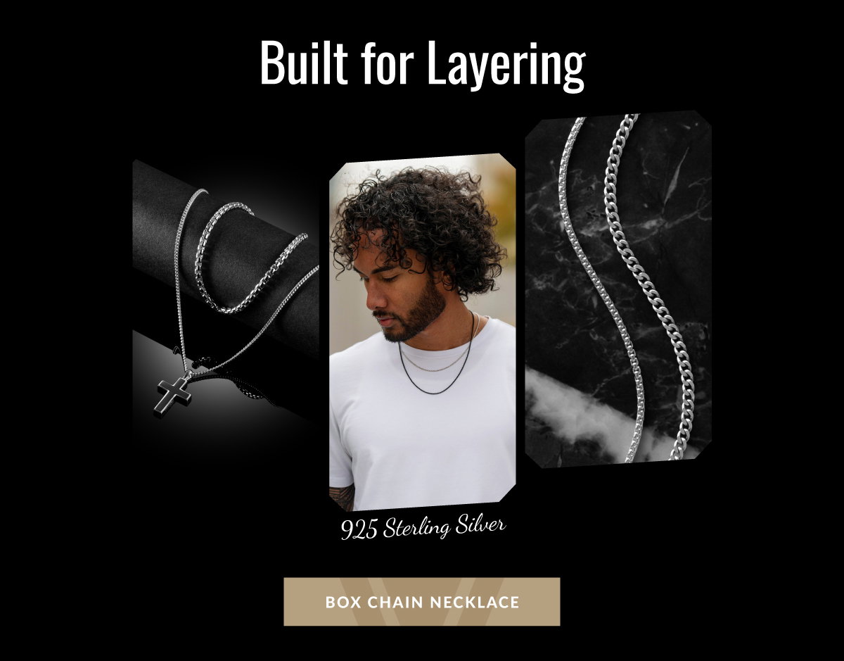 Built for Layering BOX CHAIN NECKLACE