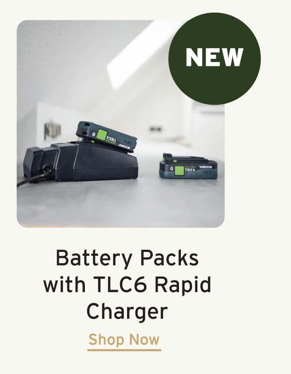 Battery Packs with TLC6 Rapid Charger