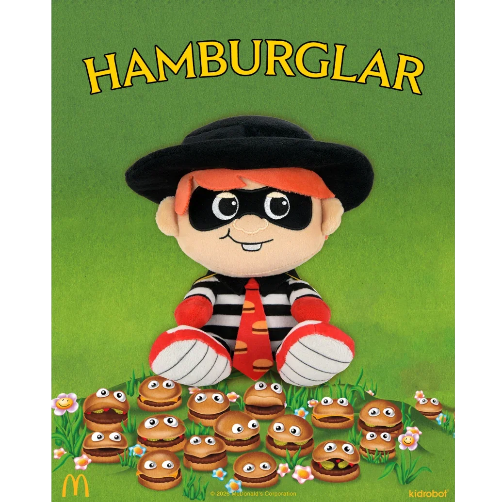 Image of McDonald's - Hamburglar Phunny Plush - SDCC Debut (PRE-ORDER)