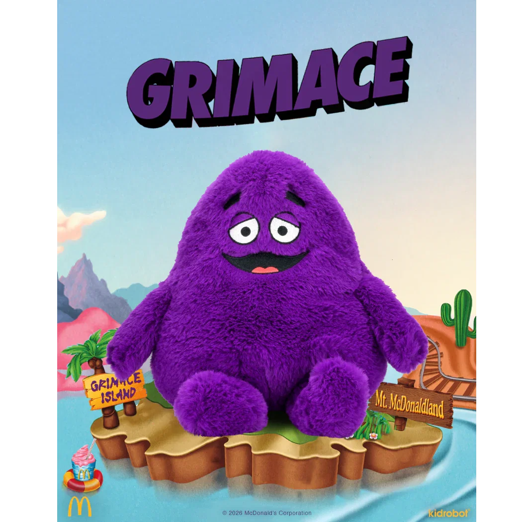 Image of McDonald's - Grimace Phunny Plush - SDCC Debut (PRE-ORDER)