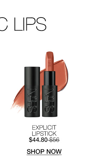Shop Explicit Lipstick at 20% off.