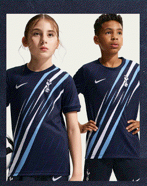 Kids Navy Home and Away Warm-Up T-Shirt