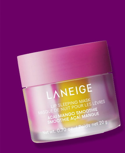 LANEIGE Lip Sleeping Mask – Intense Hydration Lip Treatment in Acai Mango Smoothie