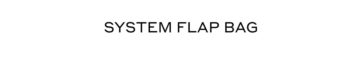 SYSTEM FLAP BAG