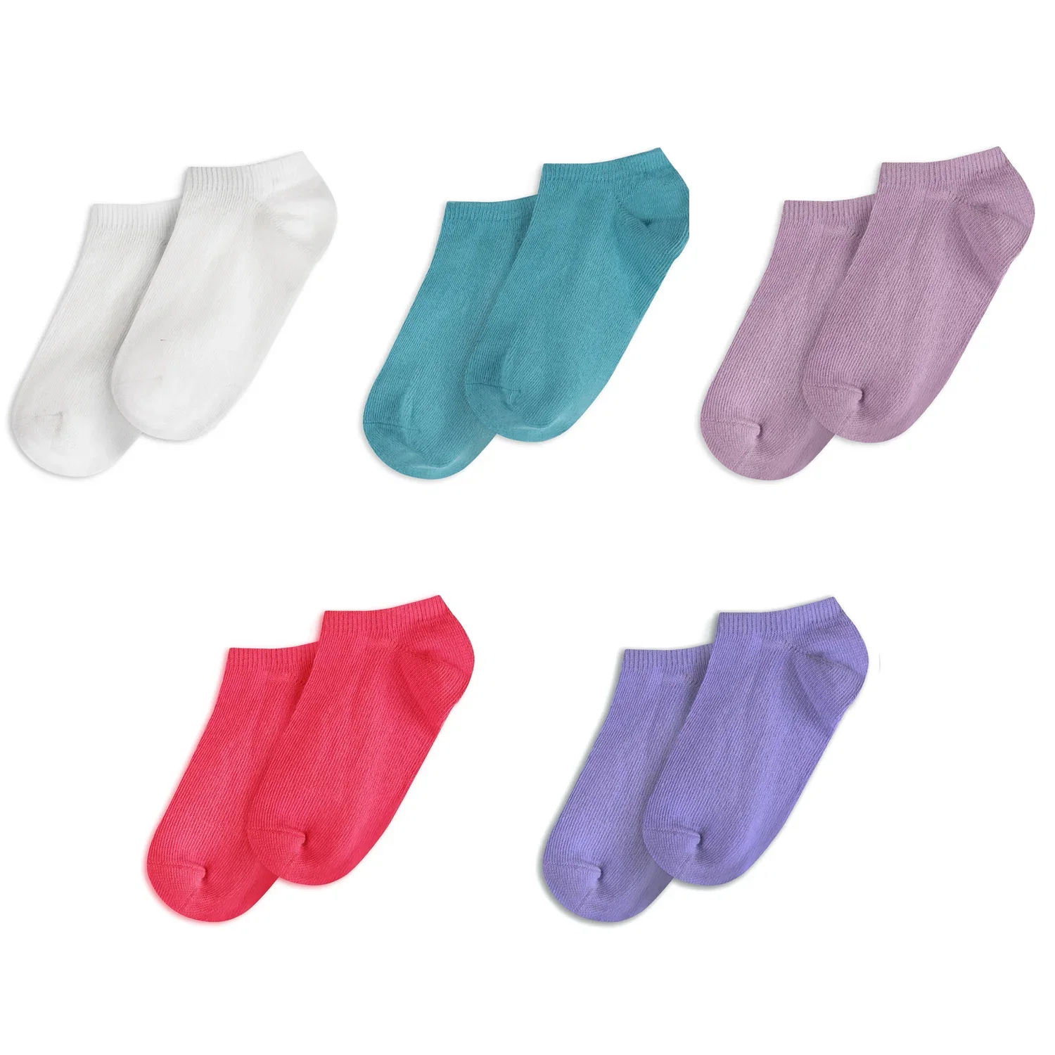 Image of Kids Socks 5-Pack: Organic Cotton Footie Socks