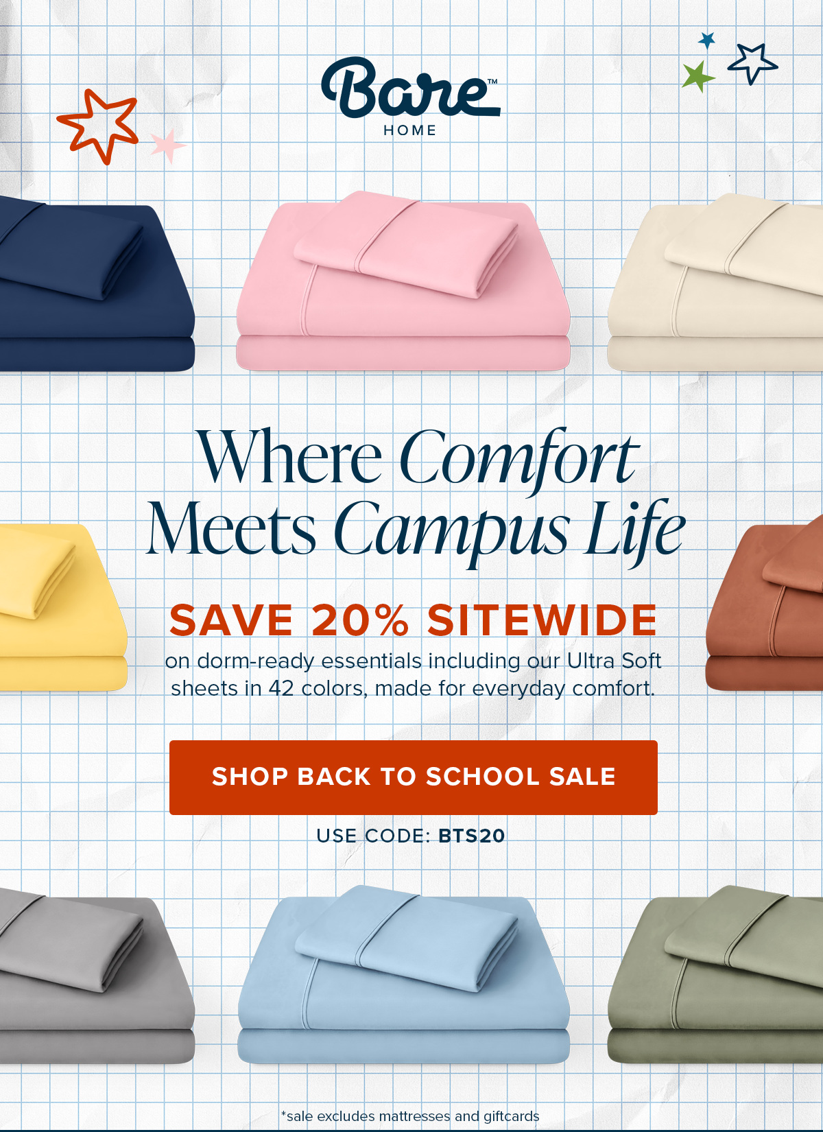 Back to school sale